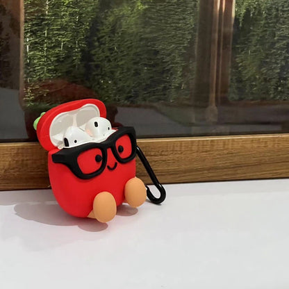 AirPods Case | INSNIC Creative Fun 3D Tomato Sunglasses