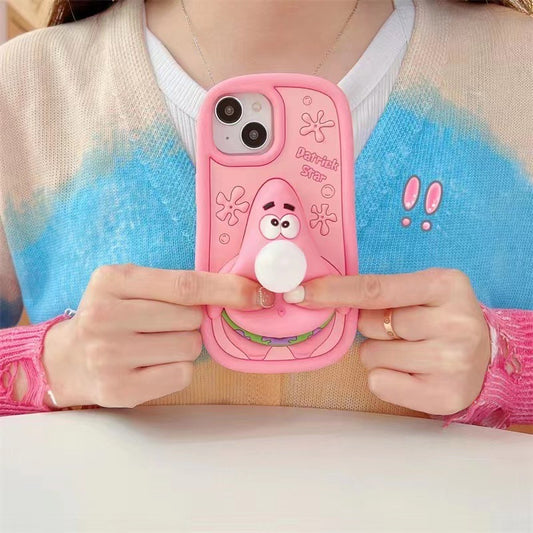 iPhone case | INSNIC Creative Stress Relief Bubble Blowing Patrick