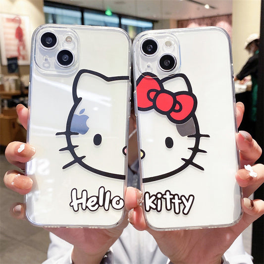 iPhone case | INSNIC Creative Transparent HelloKitty For Couples And Friends