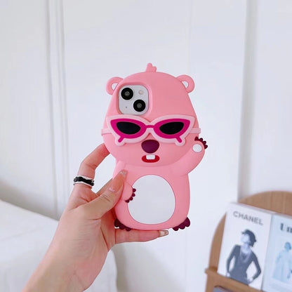 iPhone case | INSNIC Creative Trendy Funny Little Beaver Wearing Sunglasses