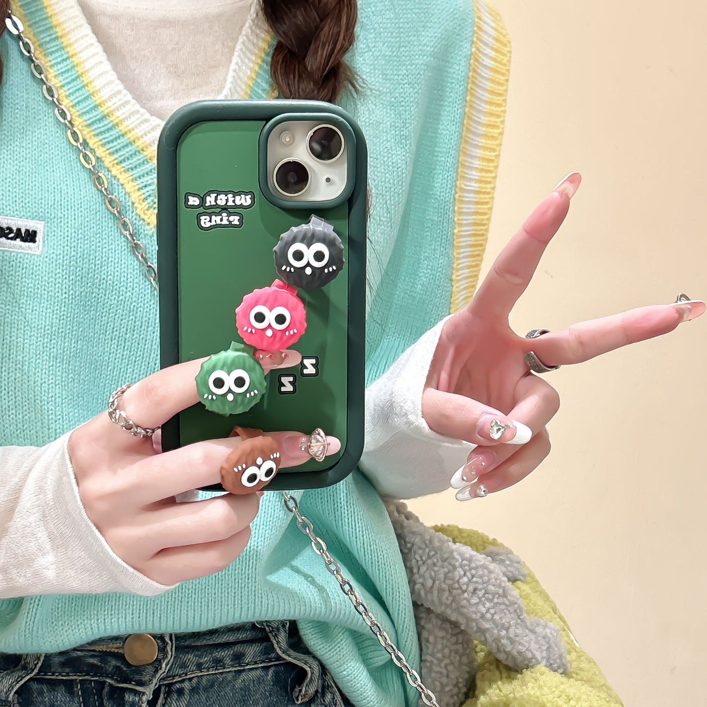 iPhone case | INSNIC Creative Cute Silicone Ring Briquettes