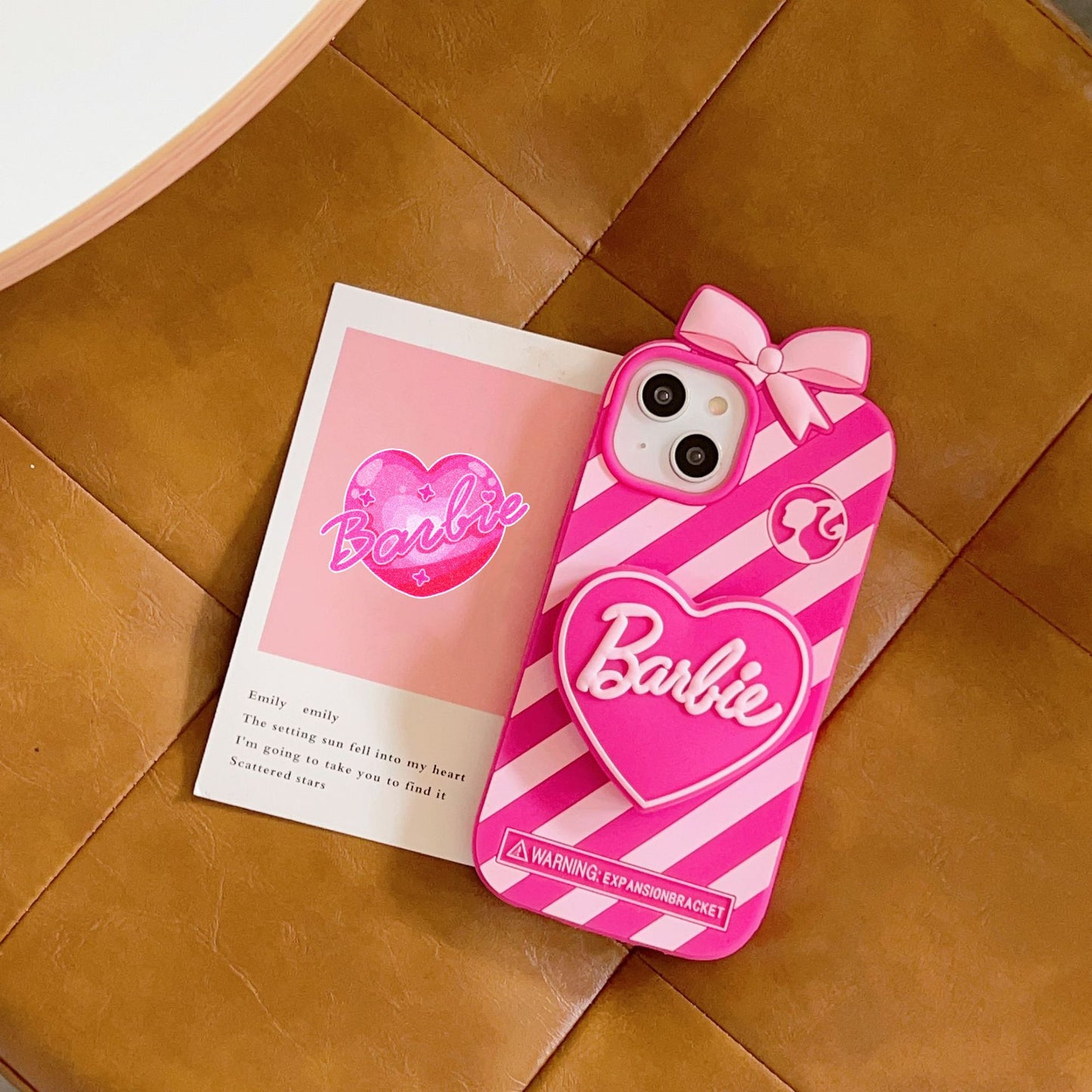 iPhone case | INSNIC Creative Pink Barbie With Stand