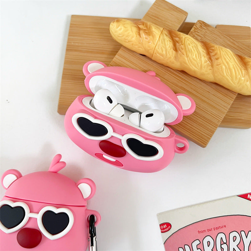 AirPods Case | INSNIC Creative Cute Sunglasses Little Beaver