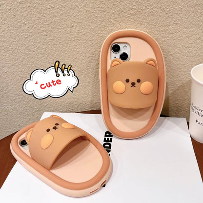 iPhone case | INSNIC Creative Cartoon Cute Slippers Style