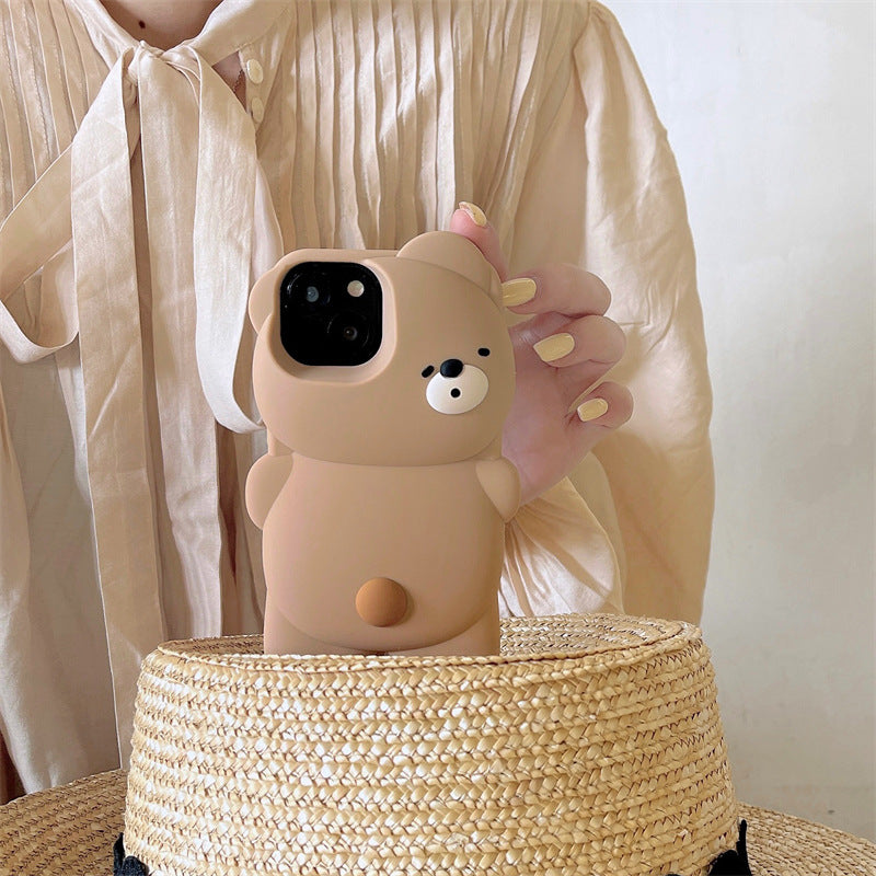 iPhone case | INSNIC Creative Cute Silicone Sleeping Bear