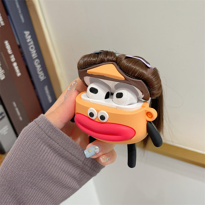 AirPods Case | INSNIC Creative Cute Girl With Long Hair