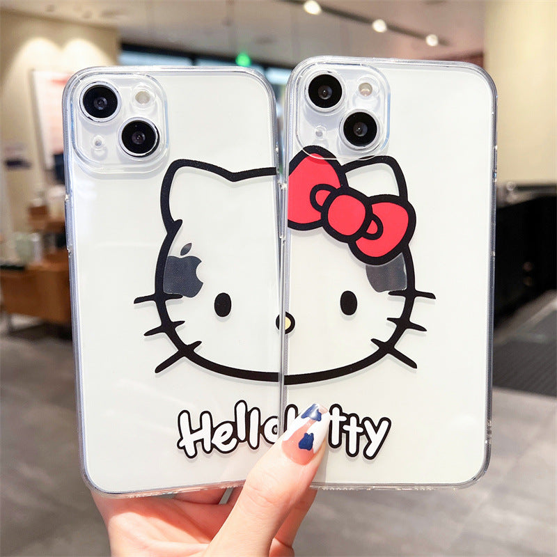 iPhone case | INSNIC Creative Transparent HelloKitty For Couples And Friends