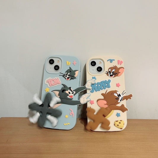 iPhone case | INSNIC Creative Spinning Cat And Mouse For Couples And Friends
