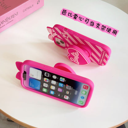 iPhone case | INSNIC Creative Pink Barbie With Stand