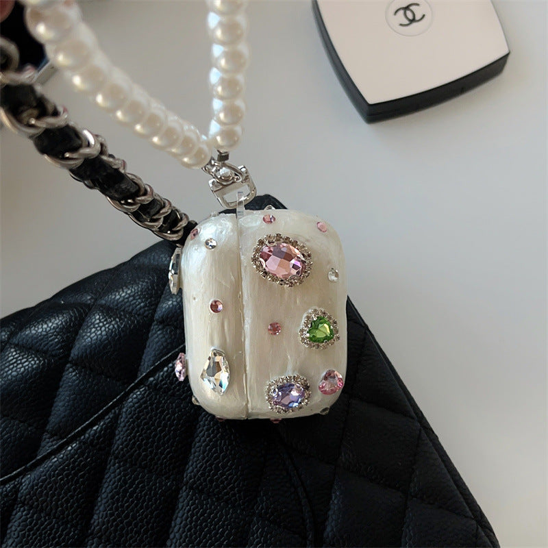 AirPods Case | INSNIC Creative Electroplating Beautiful Bead Necklace