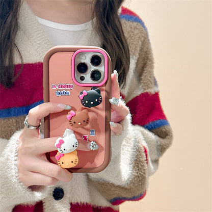 iPhone case | INSNIC Creative Cute Silicone Ring HelloKitty