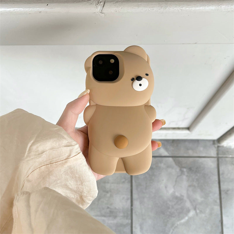 iPhone case | INSNIC Creative Cute Silicone Sleeping Bear