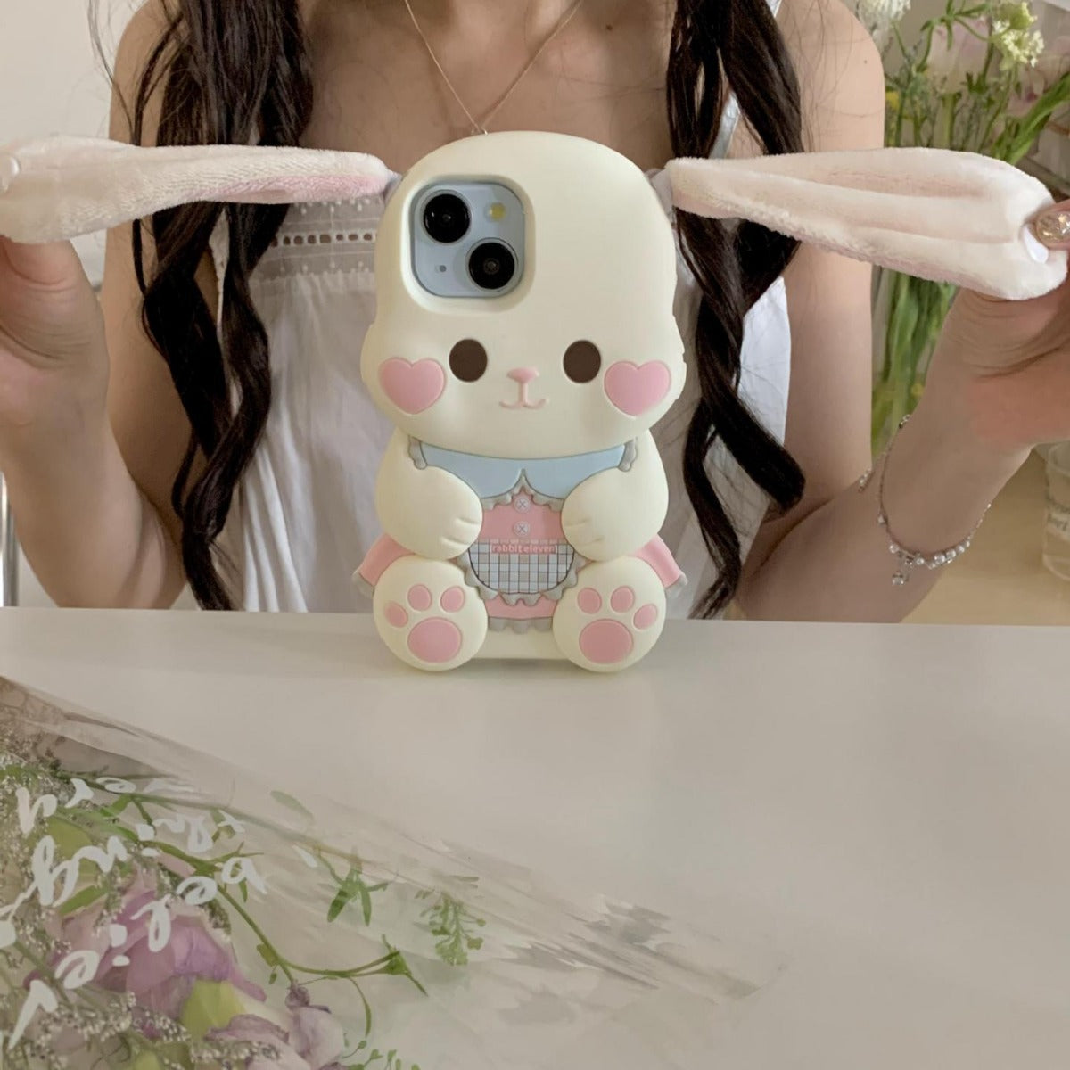 iPhone case | INSNIC Creative Plush Button Ears Cute Rabbit