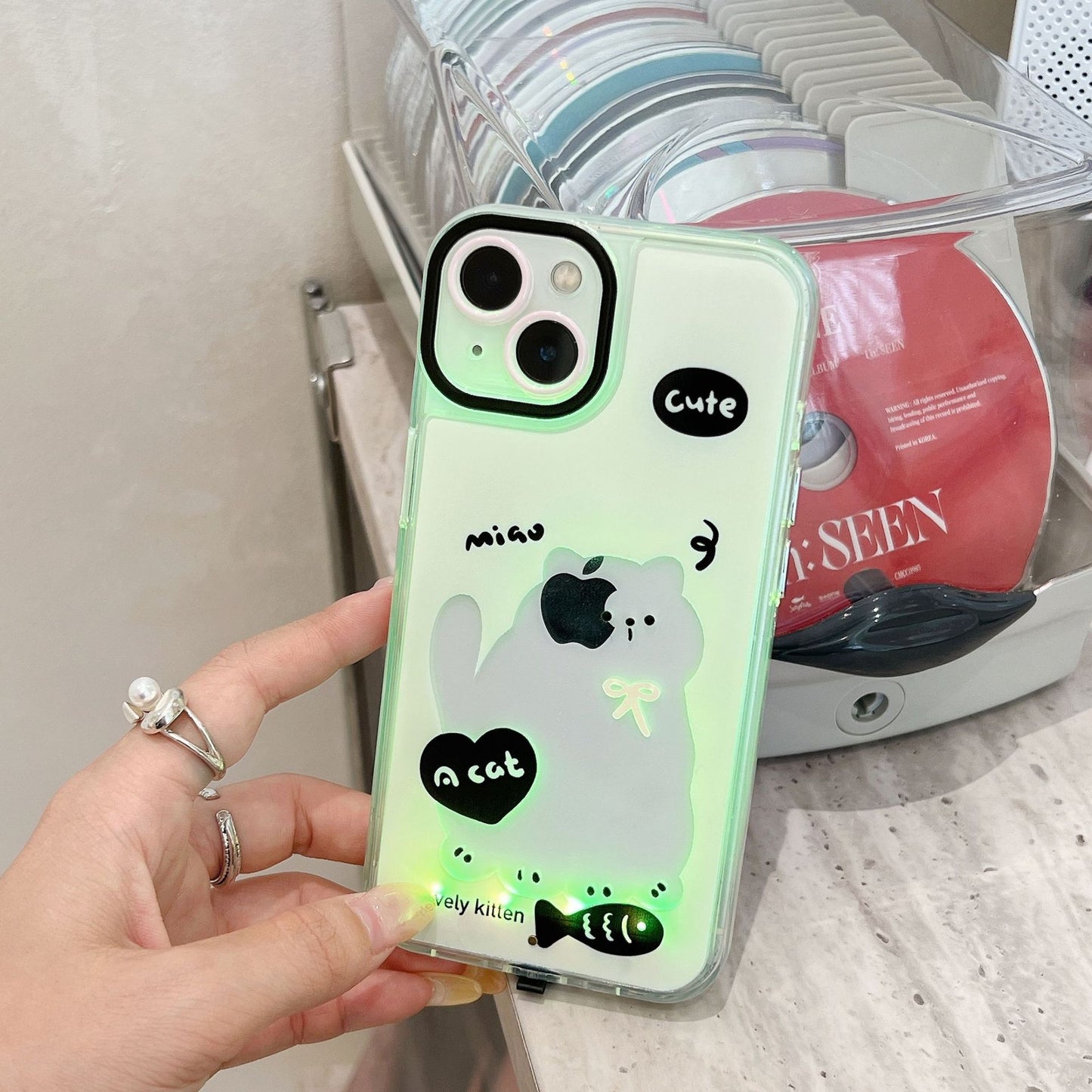 iPhone case | INSNIC Creative Incoming Call Glowing Cute Cats And Dogs