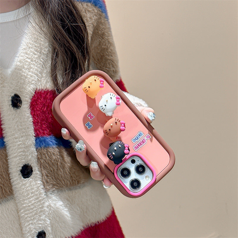 iPhone case | INSNIC Creative Cute Silicone Ring HelloKitty