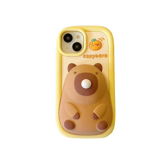 iPhone case | INSNIC Creative Stress Relief Bubble Blowing Capibara