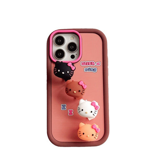 iPhone case | INSNIC Creative Cute Silicone Ring HelloKitty