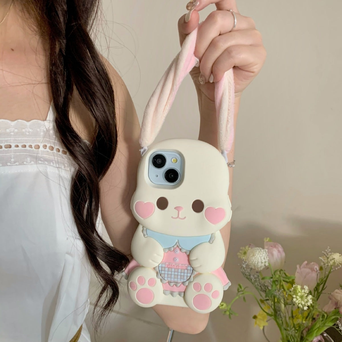 iPhone case | INSNIC Creative Plush Button Ears Cute Rabbit