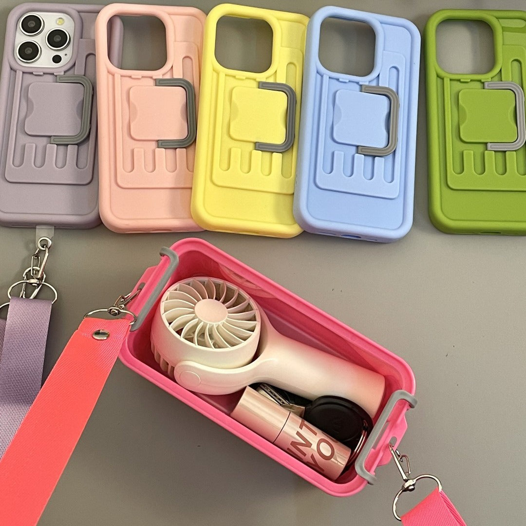 iPhone case | INSNIC Creative Crossbody Storage Box Protective Case