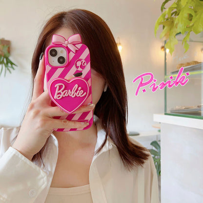 iPhone case | INSNIC Creative Pink Barbie With Stand