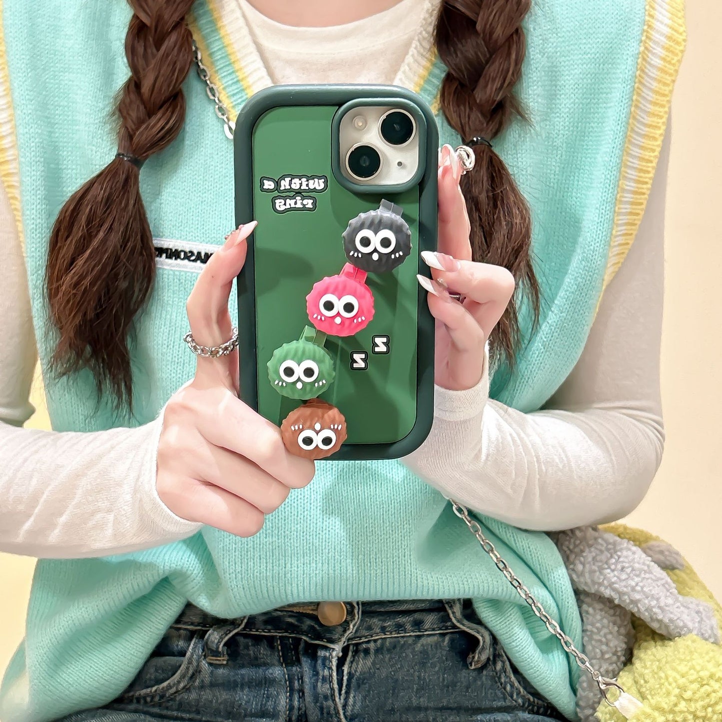 iPhone case | INSNIC Creative Cute Silicone Ring Briquettes