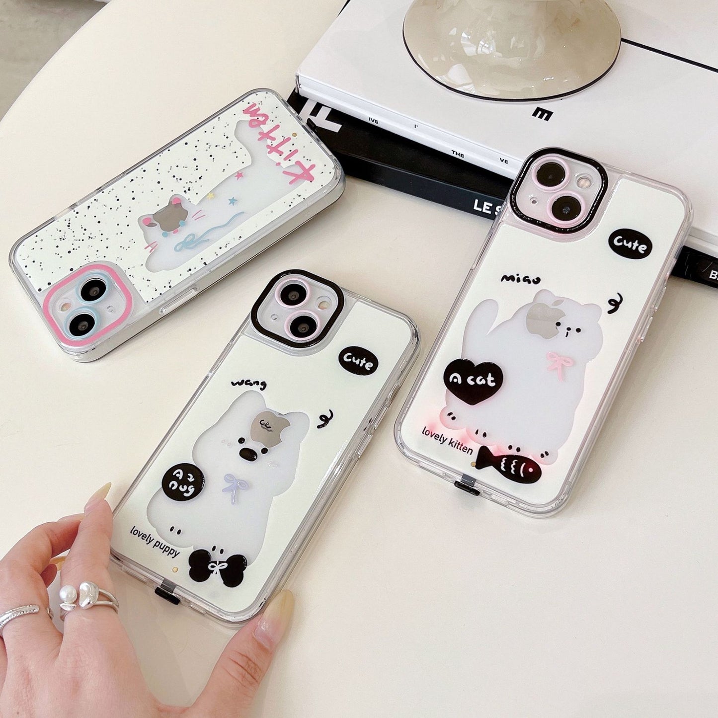 iPhone case | INSNIC Creative Incoming Call Glowing Cute Cats And Dogs