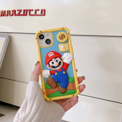 iPhone case | INSNIC Creative Gold Mairo