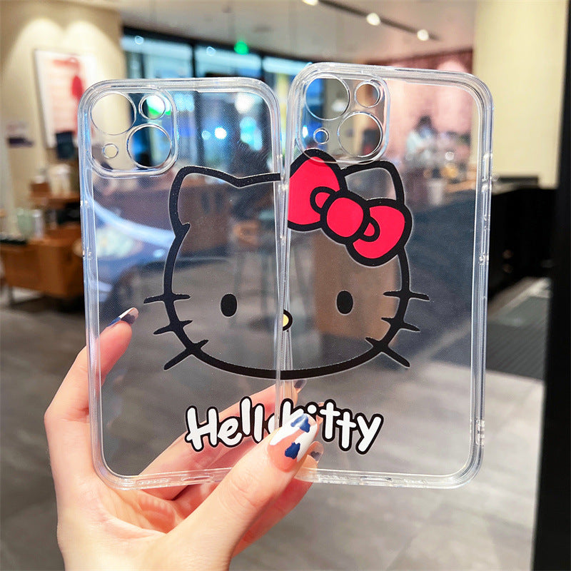 iPhone case | INSNIC Creative Transparent HelloKitty For Couples And Friends