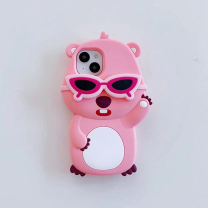 iPhone case | INSNIC Creative Trendy Funny Little Beaver Wearing Sunglasses