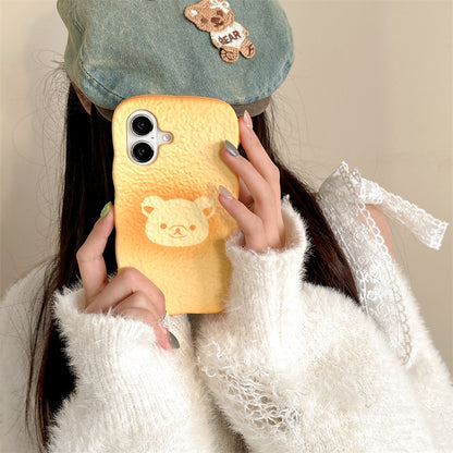 iPhone case | INSNIC Creative Yellow Bread Bear