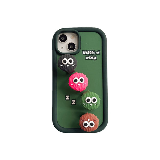 iPhone case | INSNIC Creative Cute Silicone Ring Briquettes