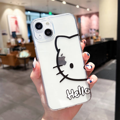 iPhone case | INSNIC Creative Transparent HelloKitty For Couples And Friends