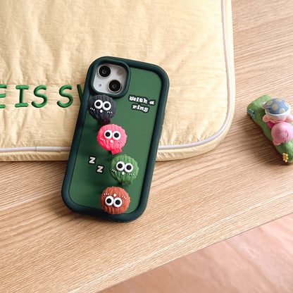 iPhone case | INSNIC Creative Cute Silicone Ring Briquettes