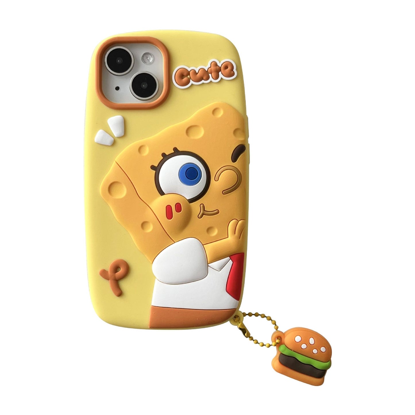 INSNIC Creative 3D Burger Piggy Hülle für iPhone