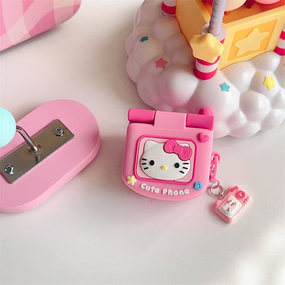 AirPods Case | INSNIC Creative Cute HelloKitty Girl Flip Mirror