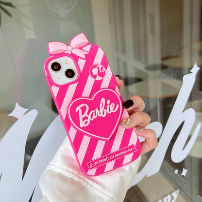 iPhone case | INSNIC Creative Pink Barbie With Stand