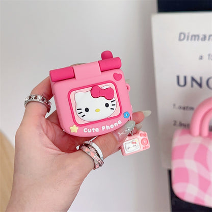 AirPods Case | INSNIC Creative Cute HelloKitty Girl Flip Mirror