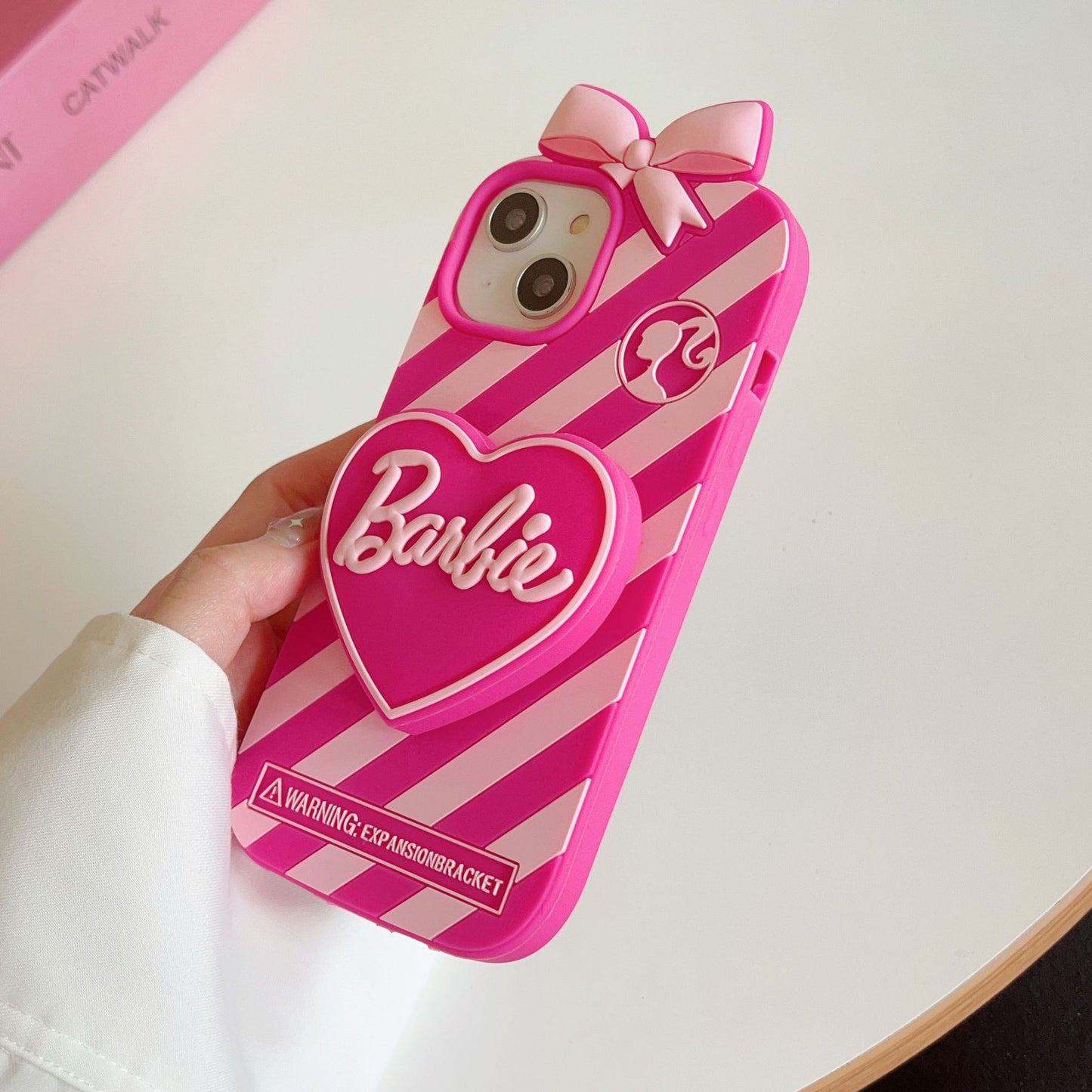 iPhone case | INSNIC Creative Pink Barbie With Stand