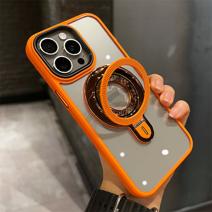 iPhone case | INSNIC Creative High-transparency Magnetic Diamond Bracket