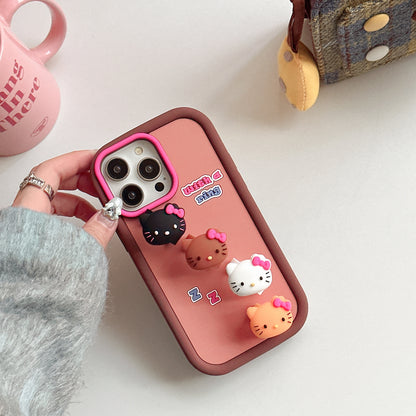 iPhone case | INSNIC Creative Cute Silicone Ring HelloKitty