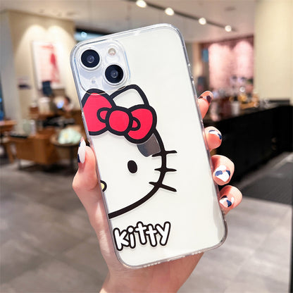 iPhone case | INSNIC Creative Transparent HelloKitty For Couples And Friends