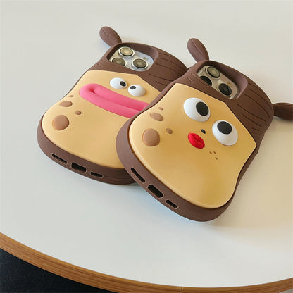 iPhone case | INSNIC Creative 3D Cartoon Fun Pinchable Girl