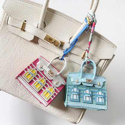 AirPods Bag | INSNIC Pink Mini Creative Window House